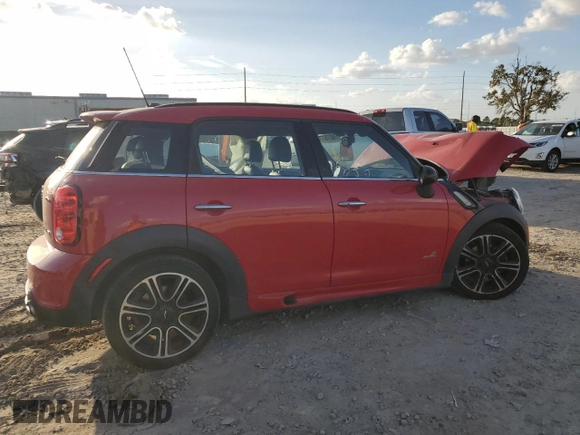2015 MINI Countryman John Cooper Works with VIN WMWXD1C55FWS34816, listed as a Copart auction lot 76278774 with Not Provided miles and Salvage Title. Bid and sale history available at DreamBid. Image 3.