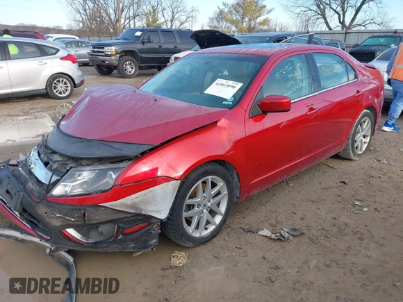 2010 Ford Fusion SEL with VIN 3FAHP0CG3AR301876, listed as a IAAI auction lot 41865090 with 186,465 mi miles. Bid and sale history available at carsss.com. Image 17.