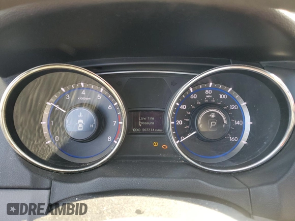 2011 Hyundai Sonata GLS with VIN 5NPEB4AC5BH047708, listed as a Copart auction lot 49452465 with 207,314 mi miles and Salvage Title. Bid and sale history available at carsss.com. Image 9.
