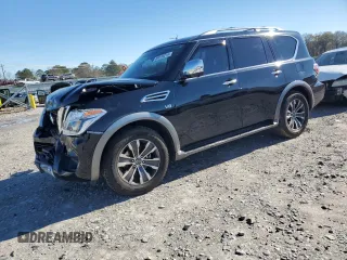 2018 Nissan Armada SV with VIN JN8AY2ND8J9058217, listed as a Copart auction lot 86916214 with 99,324 mi miles and Salvage Title. Bid and sale history available at carsss.com. Image 1.