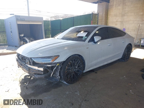 2019 Audi A7 Prestige with VIN WAUV2AF23KN083618, listed as a IAAI auction lot 41444338 with 51,977 mi miles. Bid and sale history available at carsss.com. Image 16.