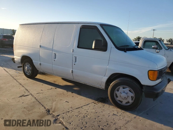 2004 Ford Econoline Cargo with VIN 1FTRE14W64HA29300, listed as a Copart auction lot 49806545 with 116,855 mi miles and Salvage Title. Bid and sale history available at carsss.com. Image 4.