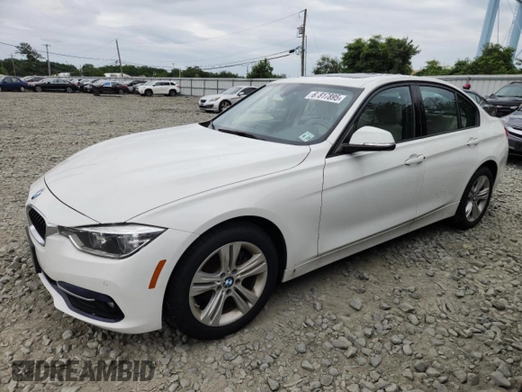 2016 BMW 3 Series 328i xDrive with VIN WBA8E3G57GNU38693, listed as a Copart auction lot 65817895 with 24,947 mi miles and Salvage title. Bid and sale history available at DreamBid. Image 1.