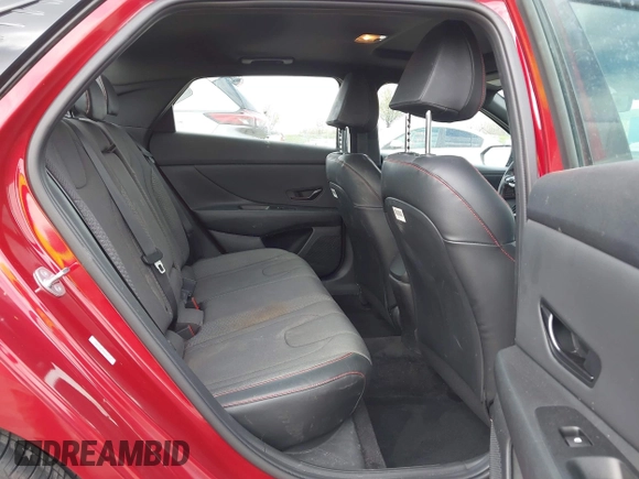 2023 Hyundai Elantra N Line z VIN KMHLR4AF8PU604133, wystawiony jako IAAI lot #41923605 z przebiegiem 60 288 mil mil oraz . Historia ofert i sprzedaży dostępna na DreamBid. Obrazek 8.