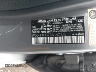 2010 Mercedes-Benz E 350 Luxury with VIN WDDHF8HB7AA147178, listed as a IAAI auction lot 42128958 with 106,673 mi miles and . Bid and sale history available at DreamBid. Image 9.