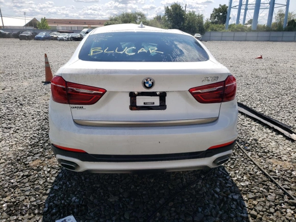 2019 BMW X6 xDrive35i with VIN 5UXKU2C50K0Z63076, listed as a Copart auction lot 61988993 with 0 mi miles. Bid and sale history available at carsss.com. Image 6.