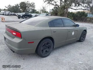 2014 Dodge Charger Police with VIN 2C3CDXAG9EH221609, listed as a IAAI auction lot 41324904 with 1 mi miles. Bid and sale history available at carsss.com. Image 4.
