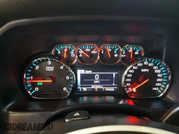 2015 Chevrolet Silverado 1500 LT with VIN 3GCUKREC5FG235937, listed as a Copart auction lot 55730335 with 201,044 mi miles and Clean Title. Bid and sale history available at DreamBid. Image 9.