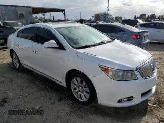 2012 Buick LaCrosse Leather with VIN 1G4GC5ERXCF285118, listed as a Copart auction lot 53356665 with 126,724 mi miles and Salvage title. Bid and sale history available at DreamBid. Image 4.