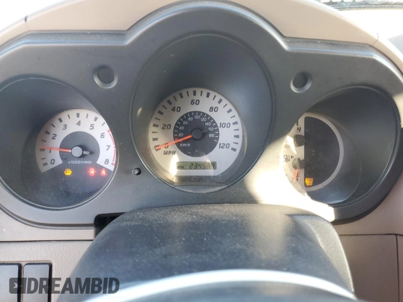 2004 Nissan Frontier XE with VIN 1N6ED27T34C400304, listed as a Copart auction lot 87015254 with 234,539 mi miles and Salvage title. Bid and sale history available at DreamBid. Image 9.