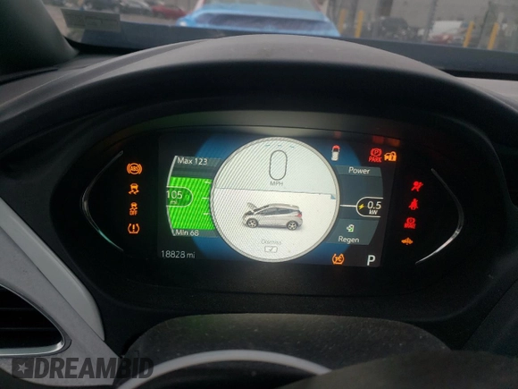 2017 Chevrolet Bolt EV LT with VIN 1G1FW6S09H4184229, listed as a Copart auction lot 71992092 with 18,828 mi miles. Bid and sale history available at carsss.com. Image 9.