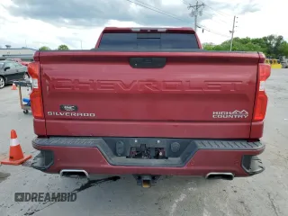 2019 Chevrolet Silverado 1500 High Country with VIN 3GCPWFED8KG257983, listed as a Copart auction lot 54558245 with 99,395 mi miles and Clean Title. Bid and sale history available at carsss.com. Image 6.