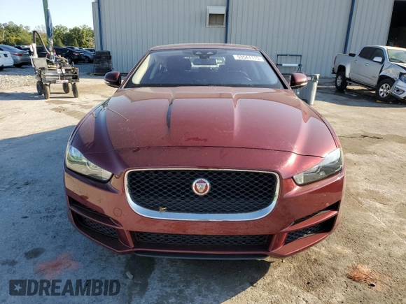 2017 Jaguar XE 25t with VIN SAJAR4BG9HA972716, listed as a Copart auction lot 53547115 with 54,252 mi miles and Salvage Title. Bid and sale history available at DreamBid. Image 5.