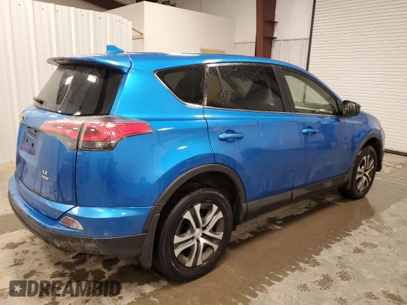 2018 Toyota RAV4 LE with VIN JTMBFREV9JJ197097, listed as a Copart auction lot 50042325 with 167,978 mi miles and Salvage Title. Bid and sale history available at DreamBid. Image 3.