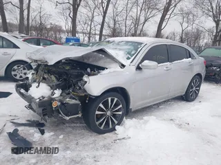 2012 Chrysler 200 S with VIN 1C3CCBHG7CN126725, listed as a IAAI auction lot 41313076 with 101,150 mi miles. Bid and sale history available at carsss.com. Image 2.
