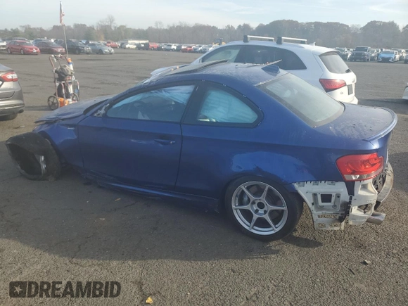 2012 BMW 1 Series 135i with VIN WBAUC9C51CVM12257, listed as a Copart auction lot 78604644 with Not provided miles and Salvage title. Bid and sale history available at DreamBid. Image 2.
