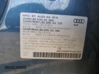 2015 Audi Q5 Premium Plus z VIN WA1CMAFP5FA047923, wystawiony jako Copart lot #51445195 z przebiegiem 116 400 mil mil oraz Szkoda całkowita • Salvage title. Historia ofert i sprzedaży dostępna na DreamBid. Obrazek 13.