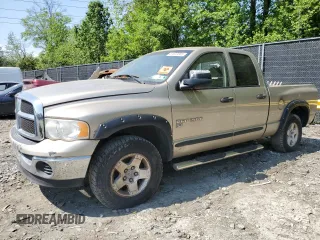 2005 Dodge 1500 SLT with VIN 1D7HU18D65J614921, listed as a Copart auction lot 51922855 with Not Provided miles and Salvage Title. Bid and sale history available at DreamBid. Image 1.