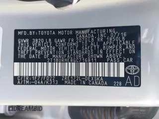 2016 Toyota Corolla L with VIN 2T1BURHE8GC716811, listed as a IAAI auction lot 42472043 with 267,802 mi miles and . Bid and sale history available at DreamBid. Image 9.