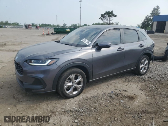 2023 Honda HR-V LX with VIN 3CZRZ2H34PM724332, listed as a Copart auction lot 59351165 with 20,700 mi miles and Salvage title. Bid and sale history available at DreamBid. Image 1.