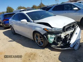 2016 Ford Fusion Titanium with VIN 3FA6P0K95GR180108, listed as a IAAI auction lot 41763917 with 163,331 mi miles and . Bid and sale history available at carsss.com. Image 1.