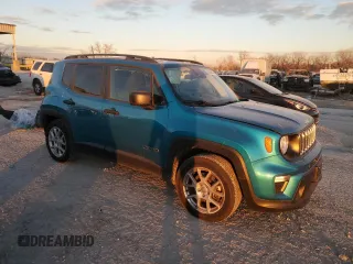 2021 Jeep Renegade Jeepster with VIN ZACNJCAB7MPM26124, listed as a Copart auction lot 83639684 with 53,912 mi miles and Salvage title. Bid and sale history available at DreamBid. Image 4.