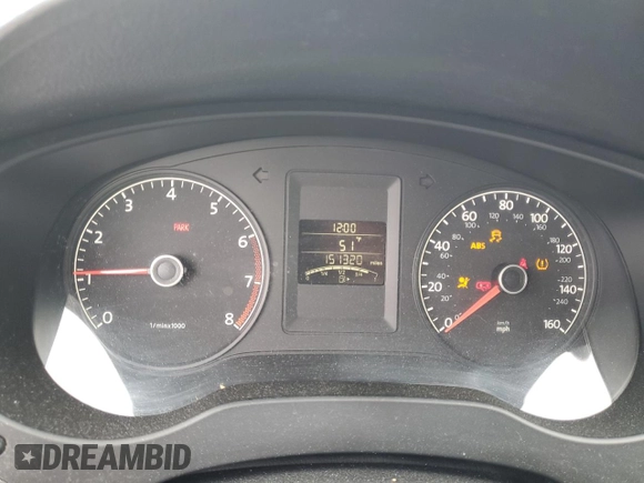 2012 Volkswagen Jetta S with VIN 3VW1K7AJ6CM353923, listed as a Copart auction lot 58059285 with 151,320 mi miles and Salvage title. Bid and sale history available at DreamBid. Image 9.