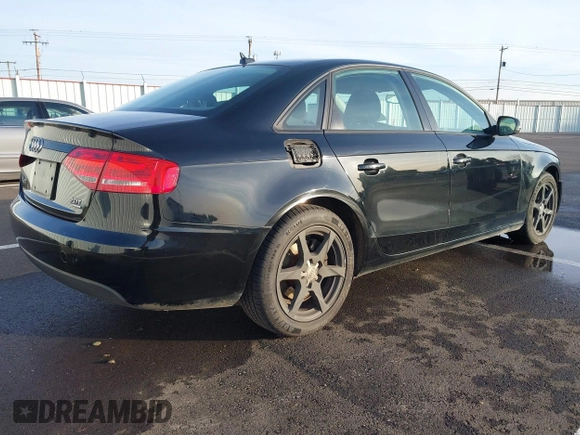 2010 Audi A4 2.0T Premium with VIN WAUBFAFL1AN006549, listed as a IAAI auction lot 41361328 with 158,274 mi miles. Bid and sale history available at carsss.com. Image 4.