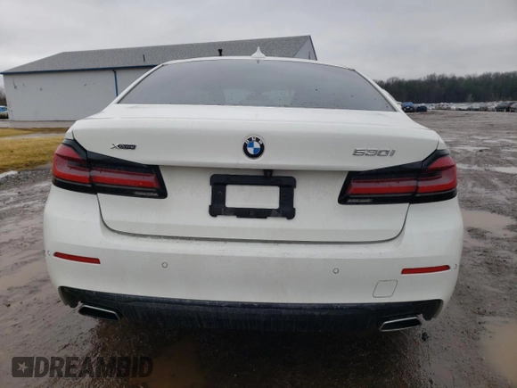 2022 BMW 5 Series 530i xDrive with VIN WBA13BJ07NCH68277, listed as a Copart auction lot 44172635 with 38,282 mi miles and Salvage Title. Bid and sale history available at carsss.com. Image 6.