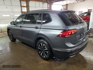 2024 Volkswagen Tiguan S with VIN 3VVFB7AX7RM184681, listed as a Copart auction lot 44536735 with 0 mi miles and Salvage Title. Bid and sale history available at carsss.com. Image 2.