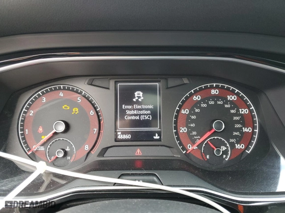 2019 Volkswagen Jetta S with VIN 3VWC57BU1KM098606, listed as a Copart auction lot 86395754 with 48,860 mi miles and Salvage Title. Bid and sale history available at carsss.com. Image 9.