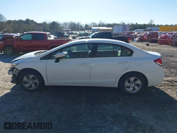 2015 Honda Civic LX with VIN 19XFB2F58FE113794, listed as a IAAI auction lot 41749054 with 163,452 mi miles. Bid and sale history available at carsss.com. Image 15.
