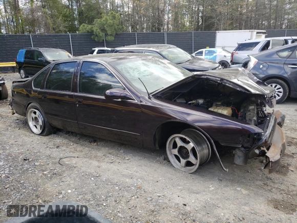 1996 Chevrolet Caprice 1SA Special Value with VIN 1G1BL52P1TR125640, listed as a Copart auction lot 53086055 with Not Provided miles and Salvage Title. Bid and sale history available at DreamBid. Image 4.