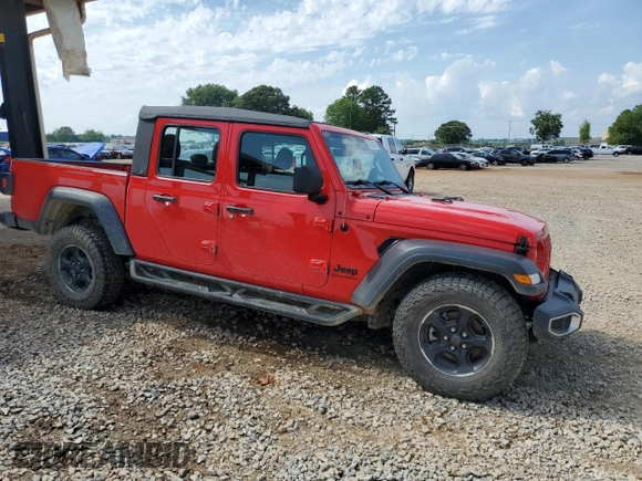 2023 Jeep Gladiator Sport z VIN 1C6HJTAG0PL556855, wystawiony jako Copart lot #57628425 z przebiegiem 18 141 mil mil oraz Szkoda całkowita • Salvage title. Historia ofert i sprzedaży dostępna na DreamBid. Obrazek 4.