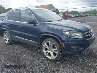 2013 Volkswagen Tiguan SEL with VIN WVGBV3AX4DW053287, listed as a IAAI auction lot 42389340 with 155,733 mi miles and . Bid and sale history available at DreamBid. Image 1.