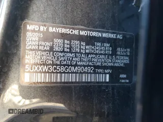 2016 BMW X4 xDrive28i z VIN 5UXXW3C58G0M90492, wystawiony jako Copart lot #87219454 z przebiegiem 129 335 mil mil oraz Szkoda całkowita • Salvage title. Historia ofert i sprzedaży dostępna na DreamBid. Obrazek 13.