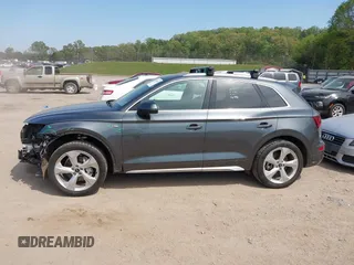 2022 Audi Q5 S line Premium Plus with VIN WA1EAAFY8N2001294, listed as a IAAI auction lot 42044244 with 56,967 mi miles and . Bid and sale history available at DreamBid. Image 14.