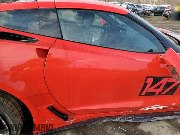 2017 Chevrolet Corvette Grand Sport 2LT with VIN 1G1YY2D78H5118271, listed as a Copart auction lot 88959095 with 0 mi miles and Salvage Title. Bid and sale history available at carsss.com. Image 10.