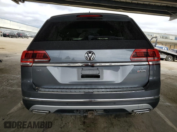 2018 Volkswagen Atlas SEL Premium with VIN 1V2NR2CA7JC576047, listed as a Copart auction lot 55309005 with 137,472 mi miles and Salvage title. Bid and sale history available at DreamBid. Image 6.