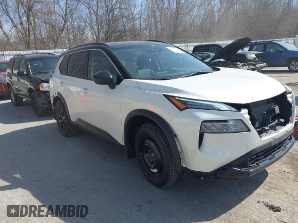 2023 Nissan Rogue SV with VIN JN8BT3BB1PW206178, listed as a IAAI auction lot 41796534 with 18,609 mi miles. Bid and sale history available at carsss.com. Image 1.