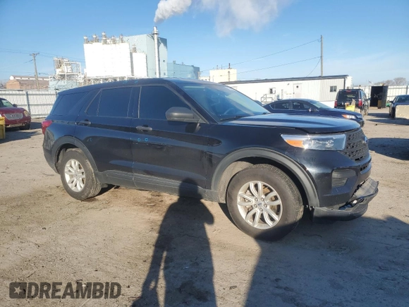 2021 Ford Explorer with VIN 1FMSK8BHXMGB49612, listed as a Copart auction lot 87239564 with 60,403 mi miles and Salvage Title. Bid and sale history available at carsss.com. Image 4.