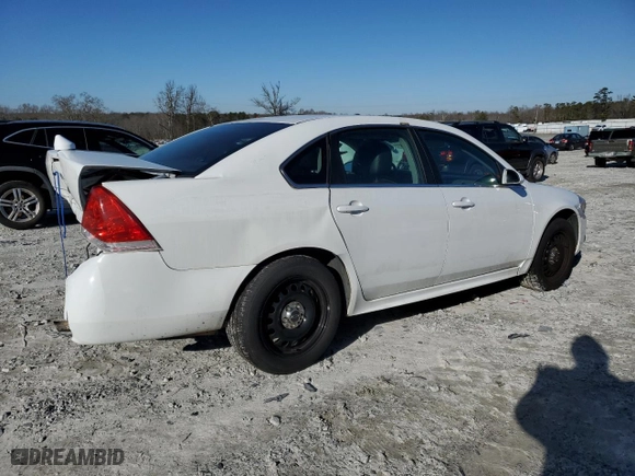 2016 Chevrolet Impala Limited Police Police with VIN 2G1WD5E39G1106341, listed as a Copart auction lot 87187794 with NaN miles and Non Repairable. Bid and sale history available at carsss.com. Image 3.