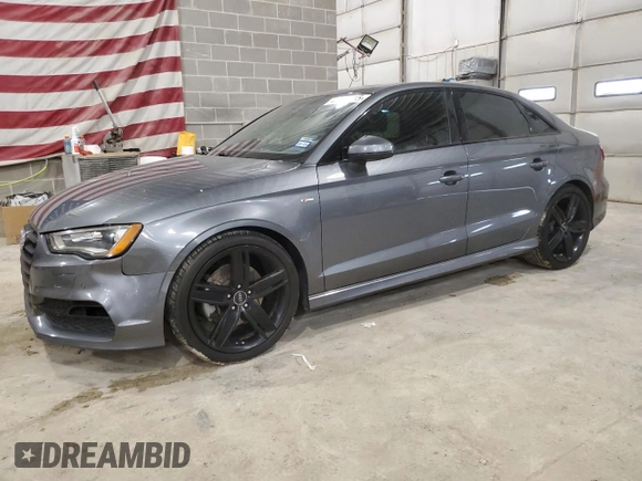 2016 Audi A3 1.8T Premium with VIN WAUA7GFF1G1089941, listed as a Copart auction lot 46140315 with 76,488 mi miles and Salvage Title. Bid and sale history available at carsss.com. Image 1.
