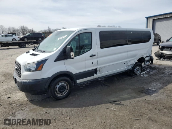 2017 Ford Transit XL with VIN 1FBZX2YM0HKA39147, listed as a Copart auction lot 49608205 with 196,524 mi miles and Salvage Title. Bid and sale history available at DreamBid. Image 1.