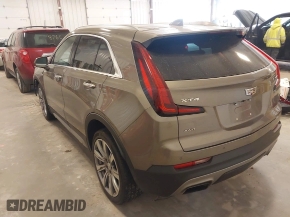 2020 Cadillac XT4 AWD Premium Luxury with VIN 1GYFZDR44LF068018, listed as a IAAI auction lot 41990967 with 11,800 mi miles and . Bid and sale history available at DreamBid. Image 3.