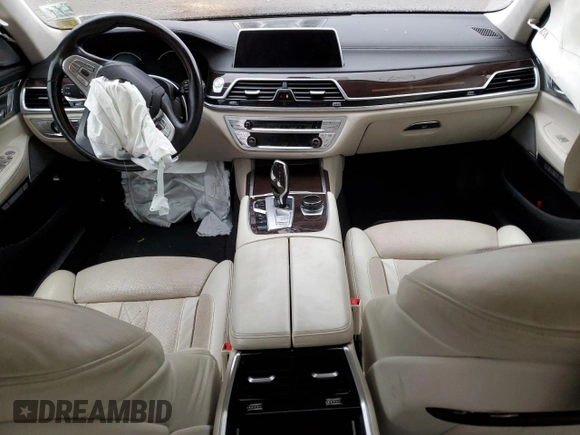 2016 BMW 7 Series 750i xDrive with VIN WBA7F2C57GG415427, listed as a Copart auction lot 36699423 with 0 mi miles. Bid and sale history available at carsss.com. Image 8.