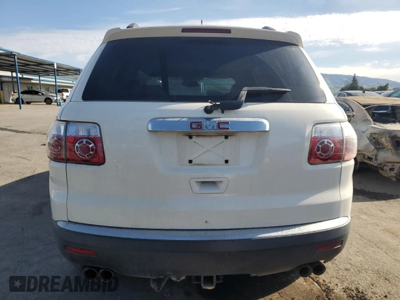 2010 GMC Acadia SL with VIN 1GKLRKED3AJ176082, listed as a Copart auction lot 46547165 with 0 mi miles and Salvage Title. Bid and sale history available at carsss.com. Image 6.