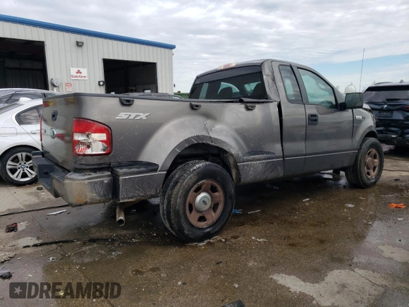2007 Ford F-150 STX with VIN 1FTRF02287KD58465, listed as a Copart auction lot 88449925 with 0 mi miles and Salvage Title. Bid and sale history available at carsss.com. Image 3.
