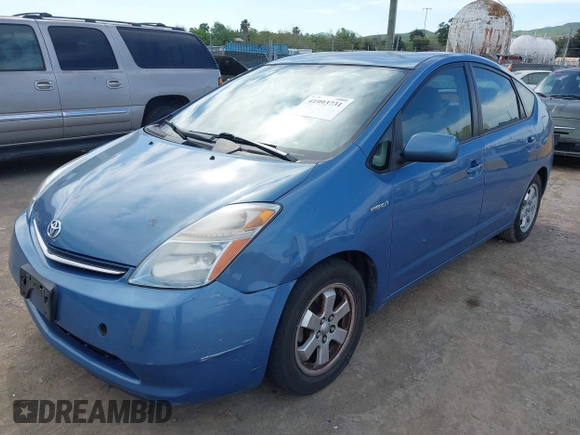 2007 Toyota Prius with VIN JTDKB20U677673975, listed as a IAAI auction lot 41993731 with 191,423 mi miles. Bid and sale history available at carsss.com. Image 2.