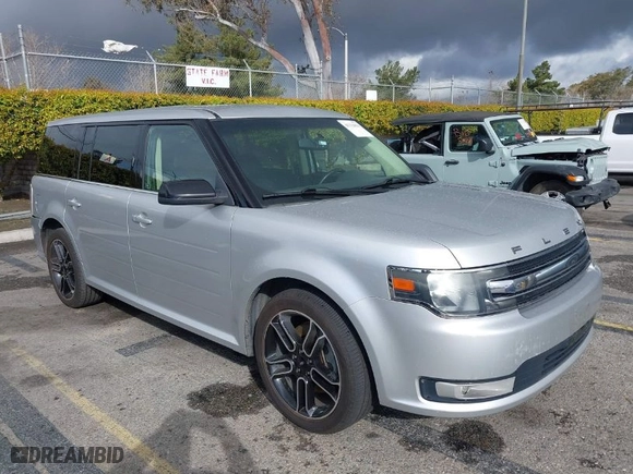 2014 Ford Flex SEL with VIN 2FMGK5C84EBD02738, listed as a IAAI auction lot 41712816 with 217,646 mi miles. Bid and sale history available at carsss.com. Image 1.